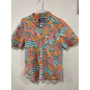 Chubbies Shirt Mens Large Short Sleeve Hawaiian Floral Print